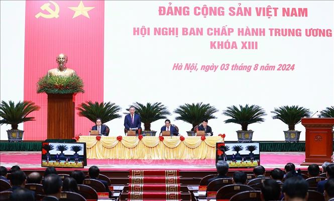 Khai mạc Hội nghị Ban Chấp hành Trung ương Đảng khóa XIII- Ảnh 1.