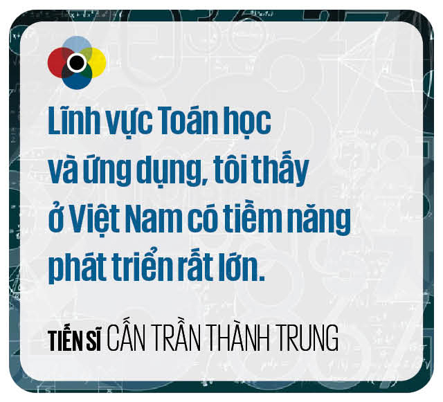 Huy chương Vàng Olympic Toán học - Cấn Trần Thành Trung: "Trở về Việt Nam làm việc là quyết định đến từ trái tim"- Ảnh 3.