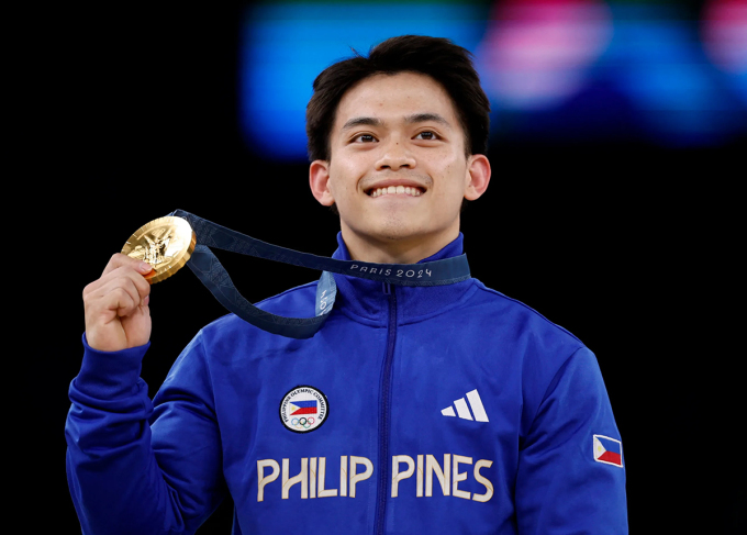 Carlos Yulo nhận bao nhiêu tiền thưởng khi lập cú đúp HCV Olympic 2024?- Ảnh 3.