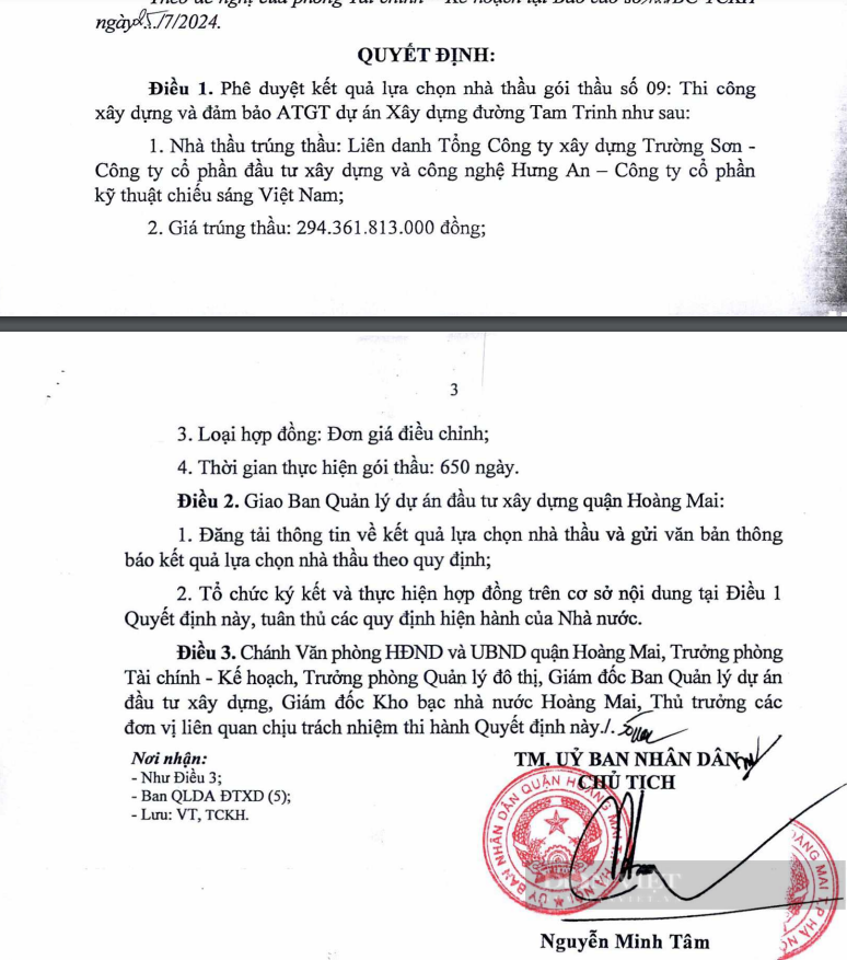 Chân dung 2 nhà thầu 'sát cánh' với Xây dựng Trường Sơn thi công đường Tam Trinh- Ảnh 1.