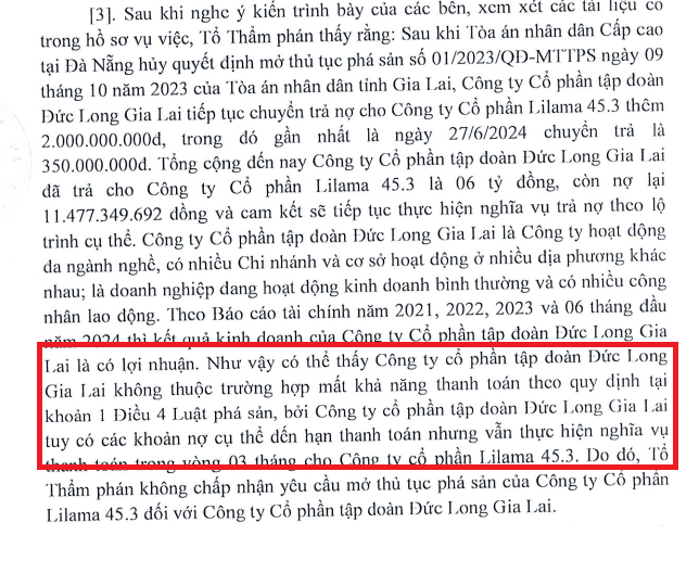 Toà án quyết định huỷ yêu cầu phá sản với Đức Long Gia Lai, cổ phiếu DLG lập tức kịch trần- Ảnh 1.