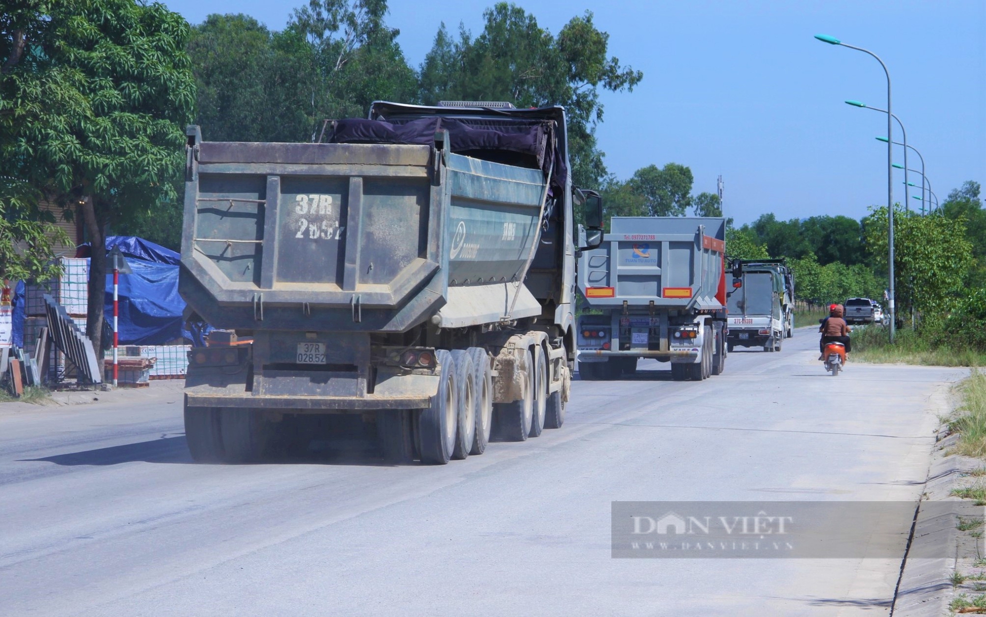 Đường 35m ở Nghệ An xuất hiện vệt hằn lún kéo dài, dân lo tai nạn giao thông- Ảnh 3.