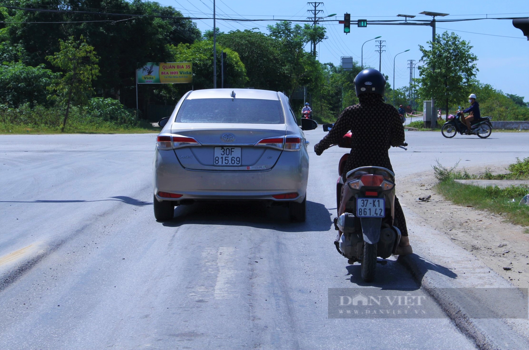 Đường 35m ở Nghệ An xuất hiện vệt hằn lún kéo dài, dân lo tai nạn giao thông- Ảnh 7.