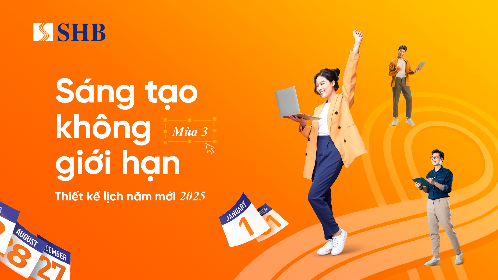 Cùng SHB "Sáng tạo không giới hạn" thiết kế ấn phẩm xuân Ất Tỵ, cơ hội nhận giải thưởng giá trị đến 700 triệu đồng- Ảnh 1.