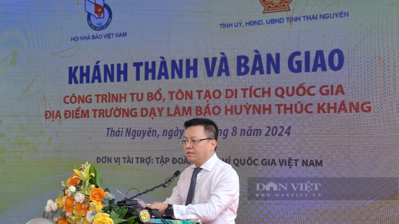 Phó Chủ tịch Quốc hội Nguyễn Thị Thanh dự lễ khánh thành di tích địa điểm trường dạy làm báo- Ảnh 4.