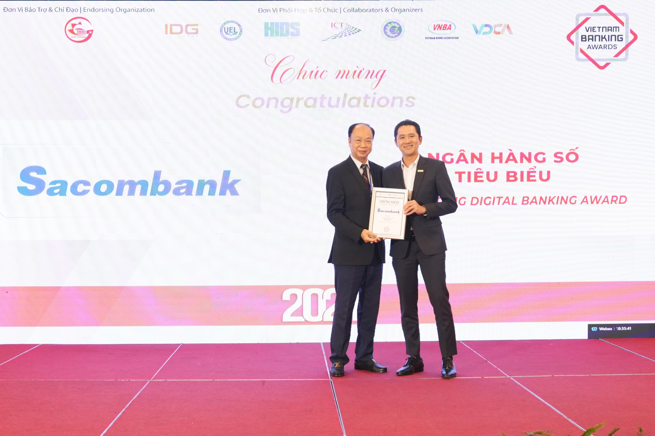 Sacombank: Gặt hái thành công liên tiếp, khẳng định vị thế Ngân hàng tiêu biểu của Việt Nam