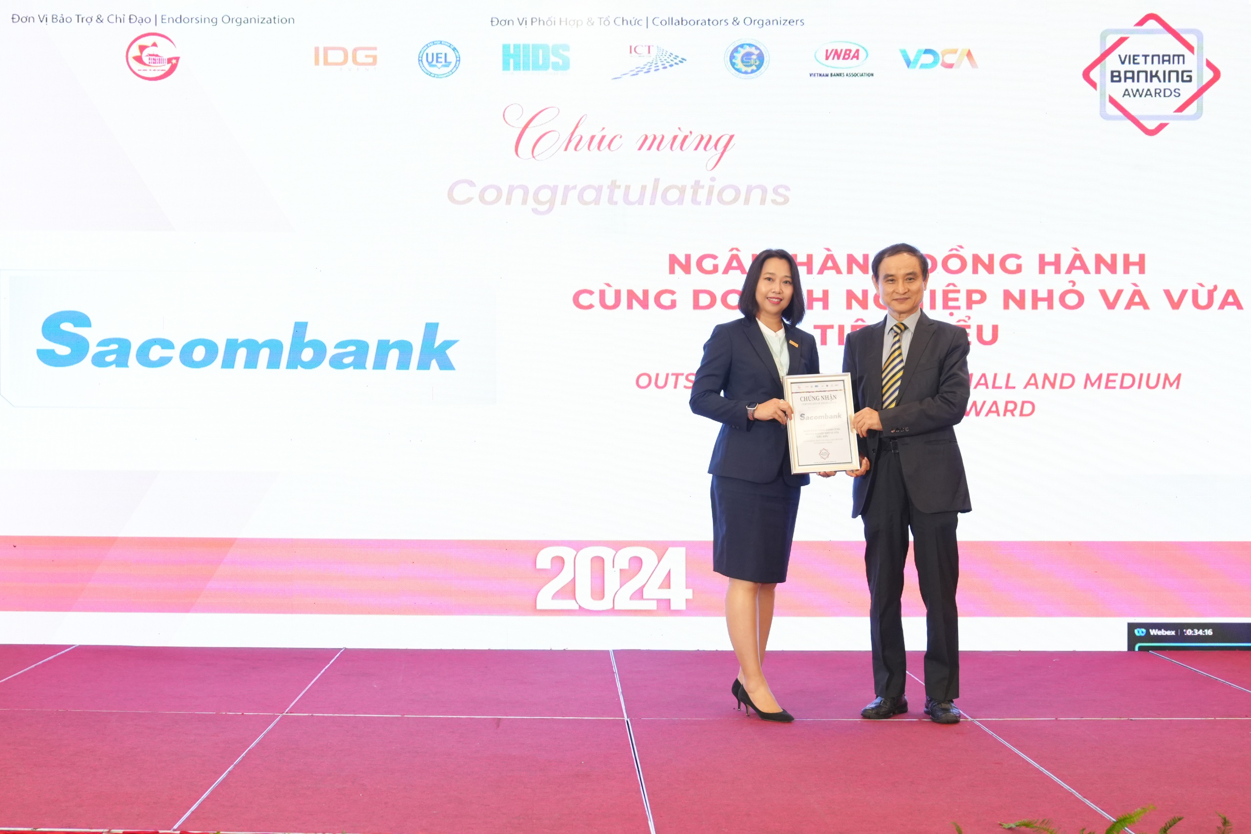 Sacombank 7 năm liên tiếp được vinh danh tại giải thưởng Ngân hàng Việt Nam tiêu biểu- Ảnh 3.