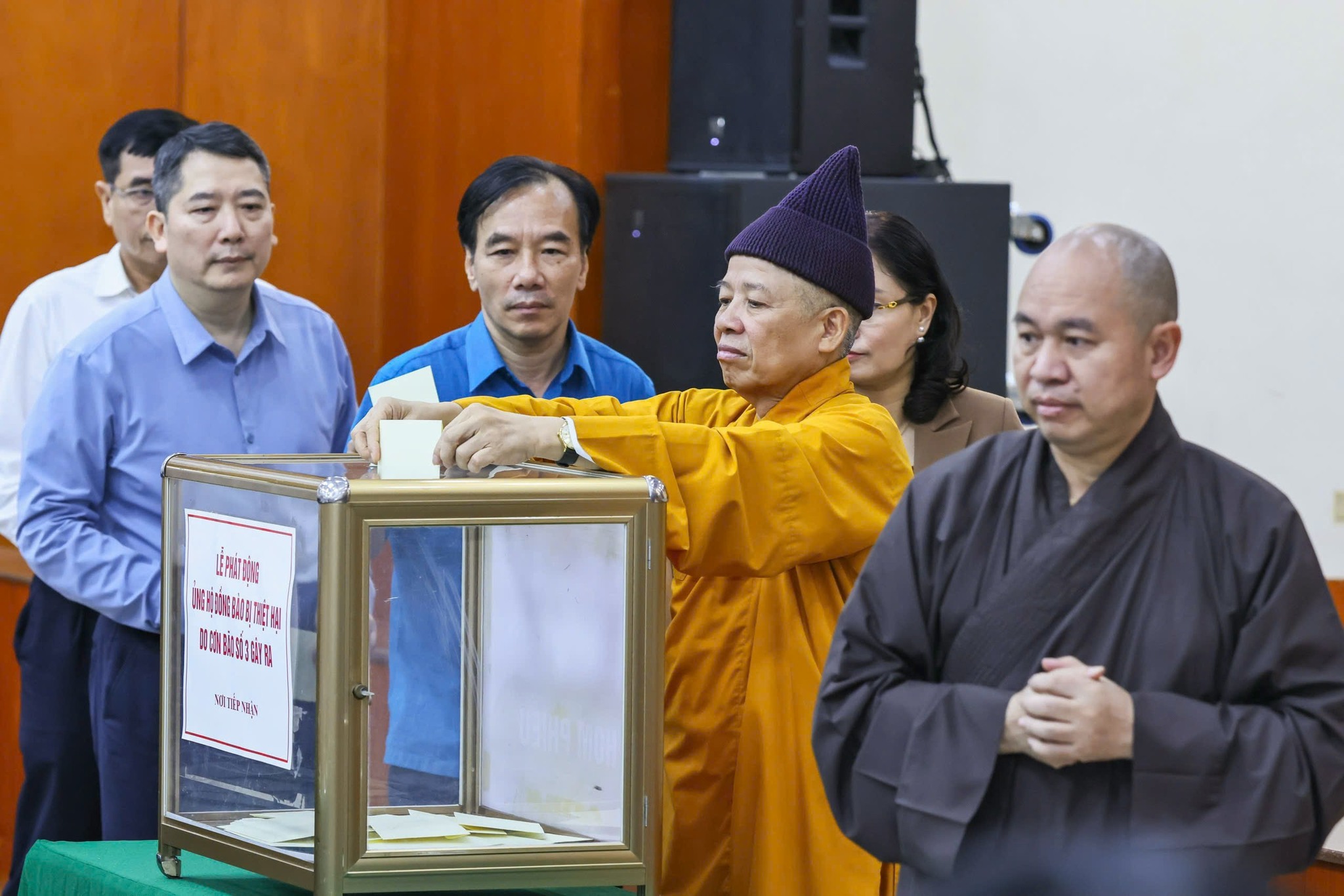 Tổng Bí thư, Chủ tịch nước Tô Lâm dự Lễ phát động ủng hộ đồng bào bị thiệt hại do bão số 3- Ảnh 10.