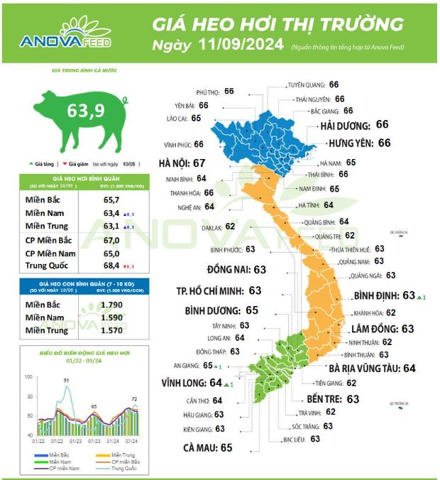 Mưa lũ phức tạp ở miền Bắc, giá lợn hơi tiếp tục tăng, Hà Nội đạt đỉnh cao nhất - Ảnh 1.