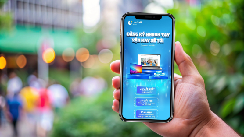 "oneSME: Đăng ký nhanh tay - Vận may sẽ tới"- Bứt tốc cuối năm, nắm bắt cơ hội thành công cùng VNPT- Ảnh 1.