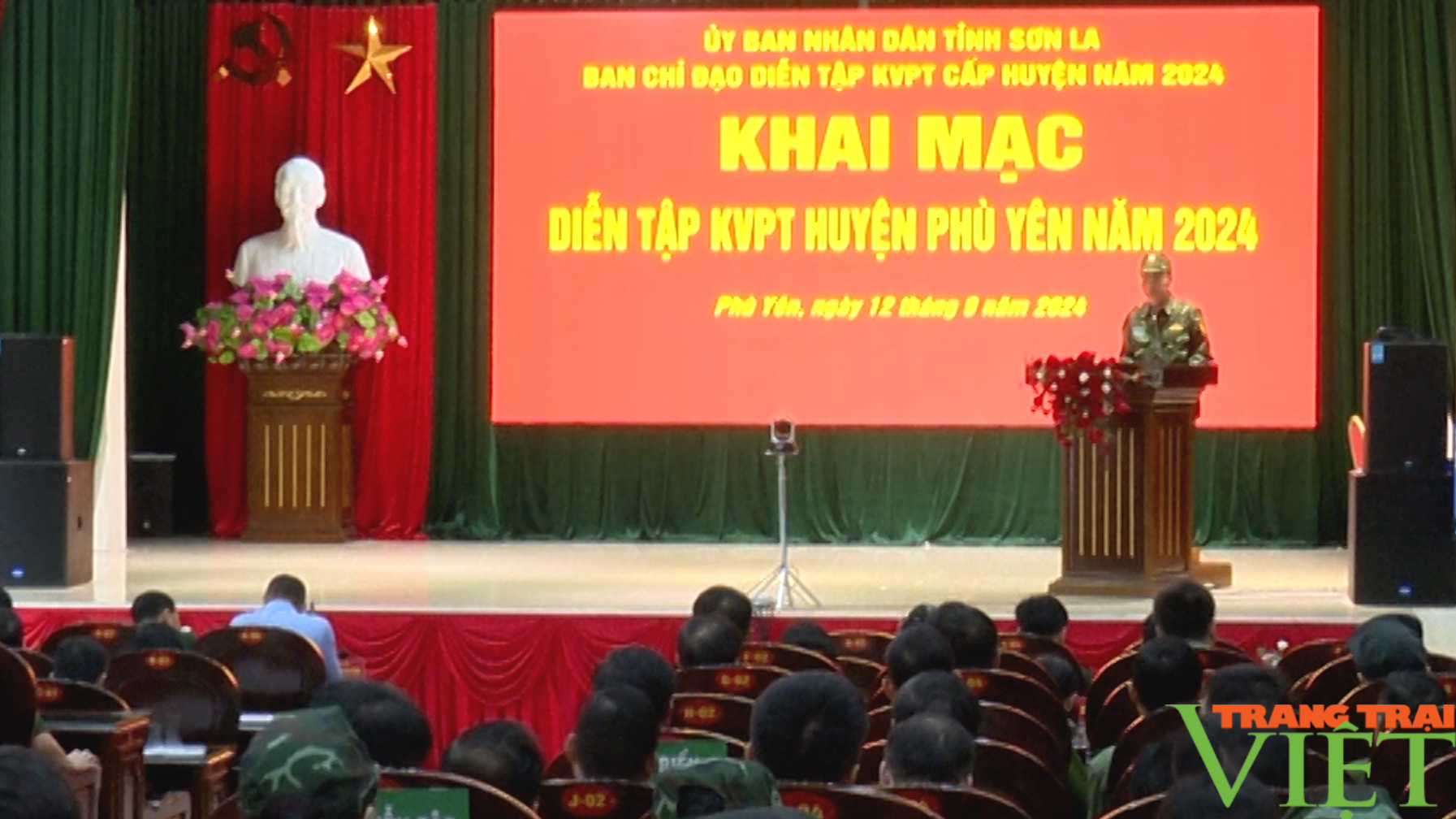 Phù Yên (Sơn La): Khai mạc diễn tập khuc vực phòng thủ năm 2024 - Ảnh 1.