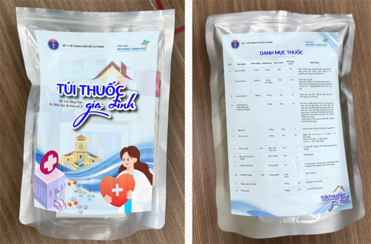 30.000 "Túi thuốc gia đình" hỗ trợ đồng bão ảnh hưởng bão số 3 - Ảnh 1.