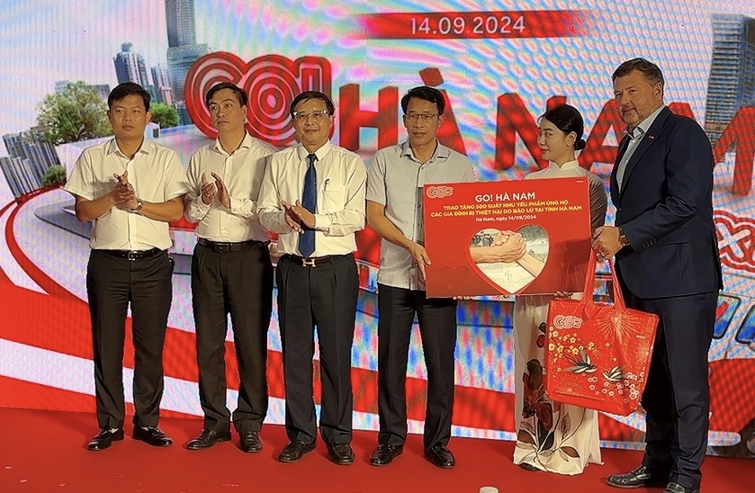 Khai trương TTTM và đại siêu thị Go Hà Nam, Central Retail ủng hộ hàng tỷ đồng tới đồng bào bão lụt- Ảnh 3.