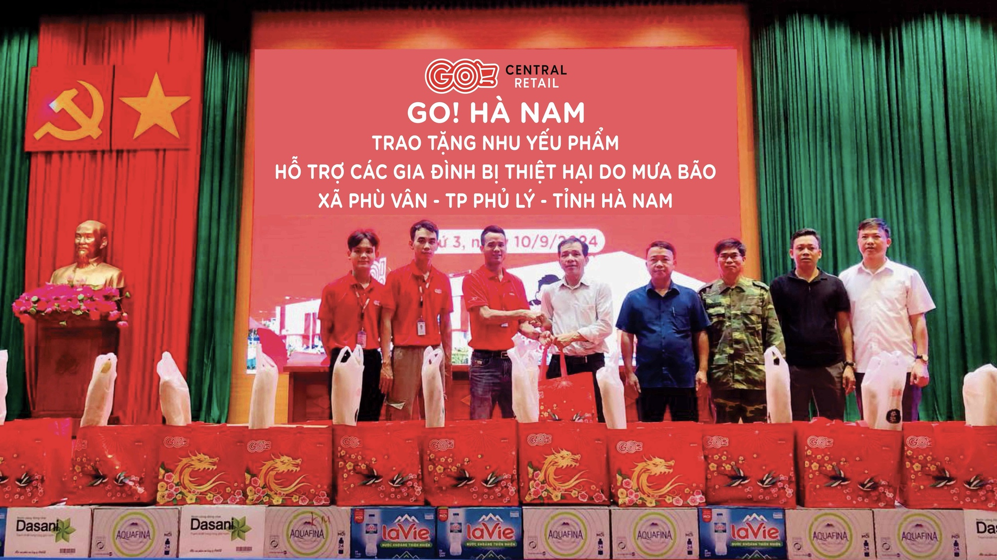 Khai trương TTTM và đại siêu thị Go Hà Nam, Central Retail ủng hộ hàng tỷ đồng tới đồng bào bão lụt- Ảnh 4.