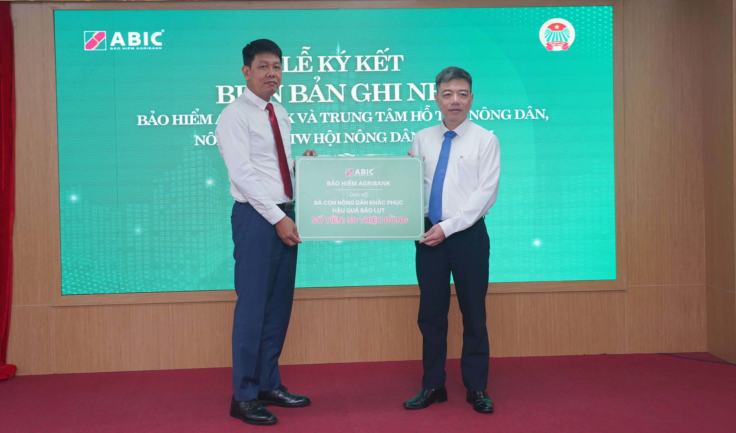 Bảo hiểm Agribank, Trung tâm Hỗ trợ nông dân, nông thôn T.Ư Hội NDVN ký kết biên bản ghi nhớ hợp tác - Ảnh 6.