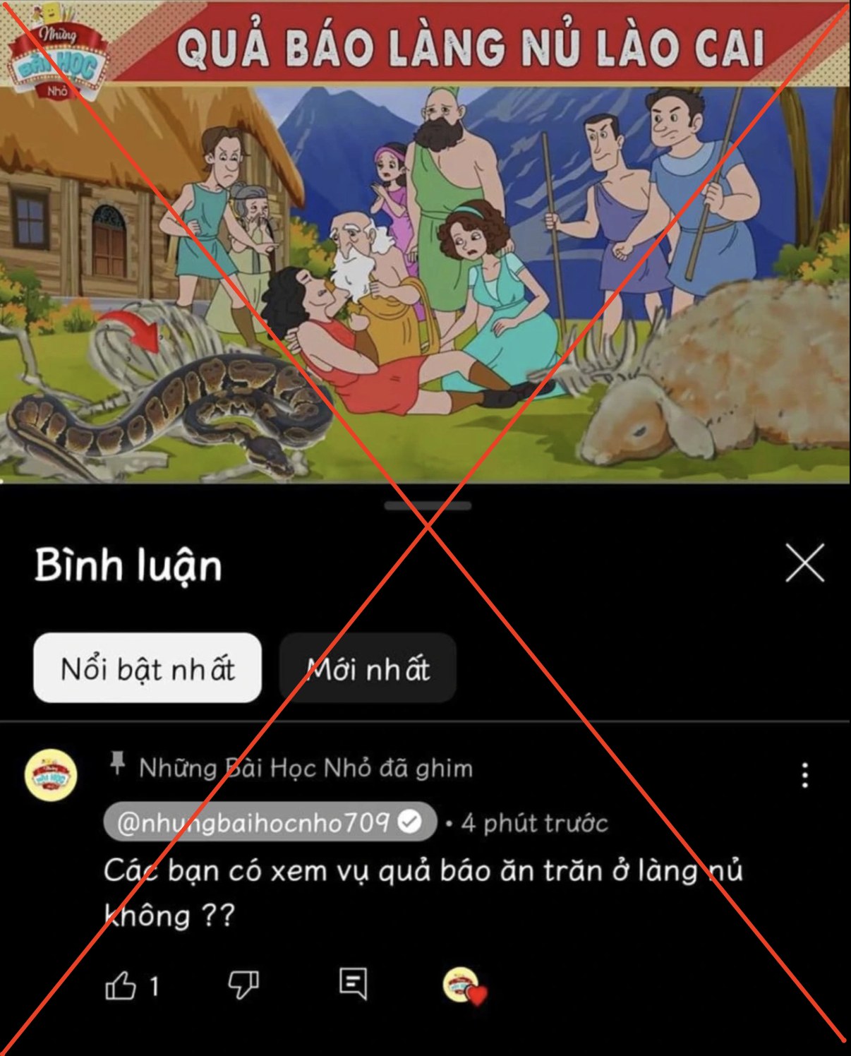 Clip "Quả báo Làng Nủ Lào Cai" của một kênh YouTube gây phẫn nộ MXH- Ảnh 1.