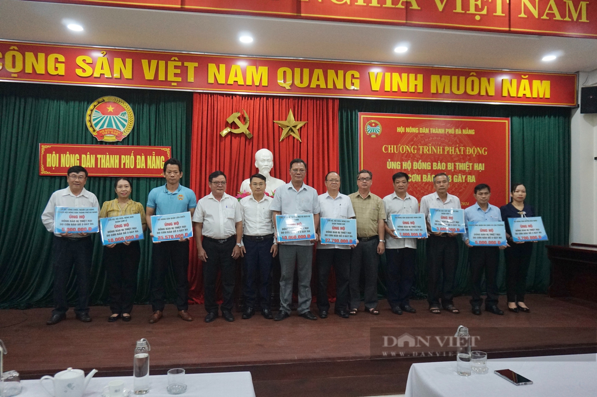 Hội Nông dân thành phố Đà Nẵng tổ chức Lễ phát động ủng hộ đồng bào bị thiệt hại do bão số 3 - Ảnh 6.