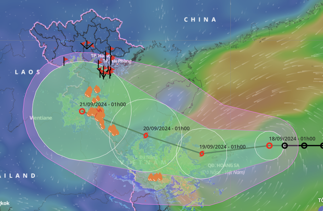 Bão số 4 sắp đổ bộ vào đất liền, 17 tỉnh thành "cân nhắc cho học sinh nghỉ học"- Ảnh 1.