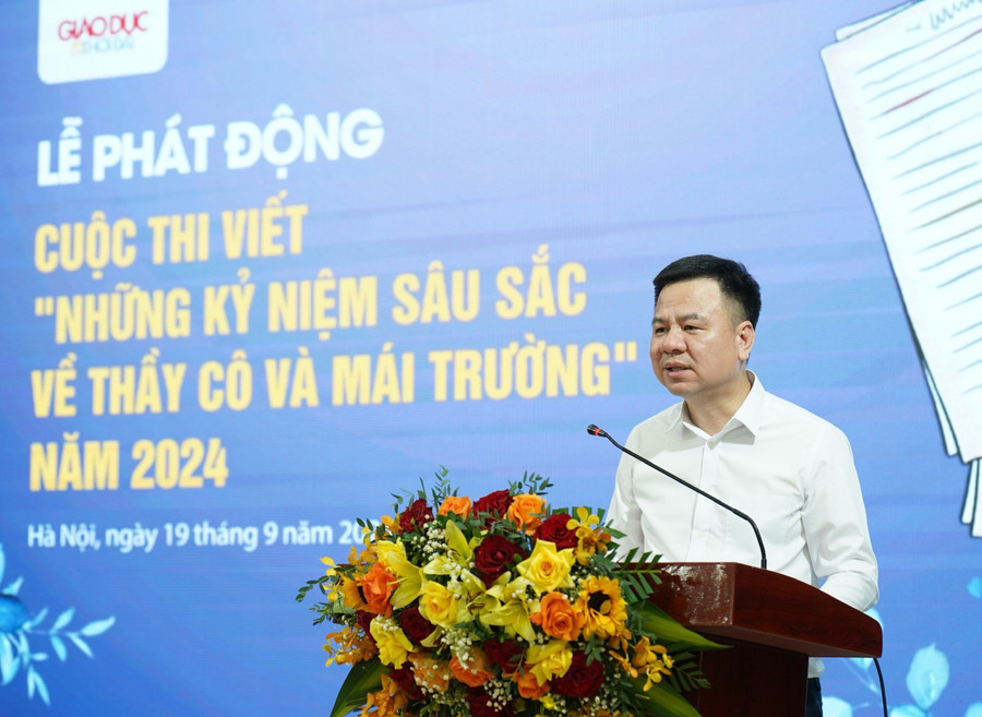 Phát động Cuộc thi viết "Những kỷ niệm sâu sắc về thầy cô và mái trường" năm 2024 - Ảnh 2.