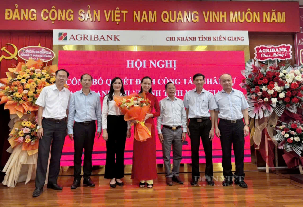 Agribank tỉnh Kiên Giang chào đón tân Giám đốc Nguyễn Hồng Thắm