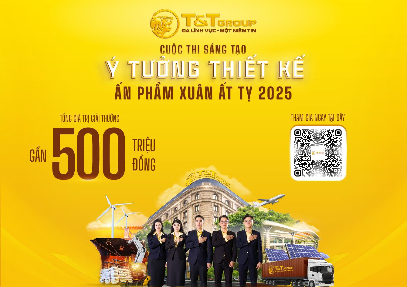 &T Group phát động cuộc thi “Sáng tạo ý tưởng thiết kế Ấn phẩm Xuân Ất Tỵ 2025”- Ảnh 1.