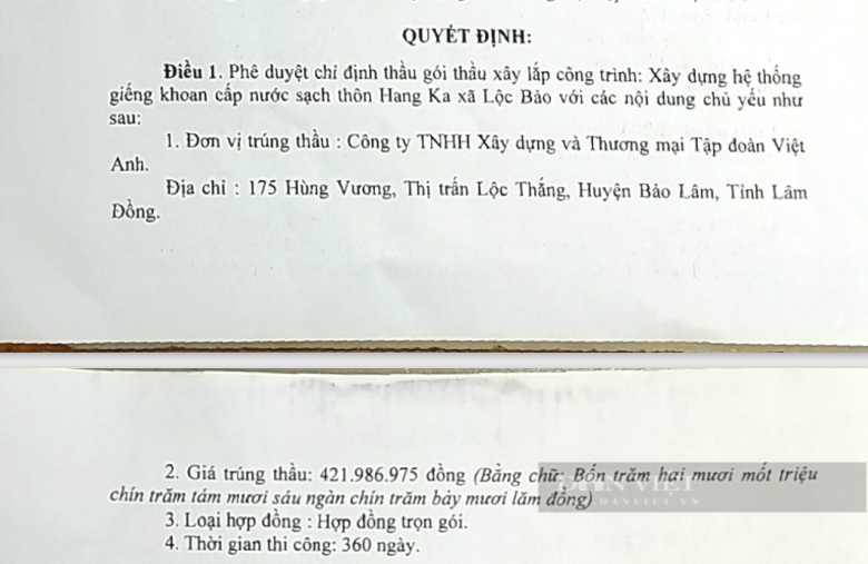 Hồ sơ đấu thầu của Tập đoàn Việt Anh có gì? - Ảnh 2.