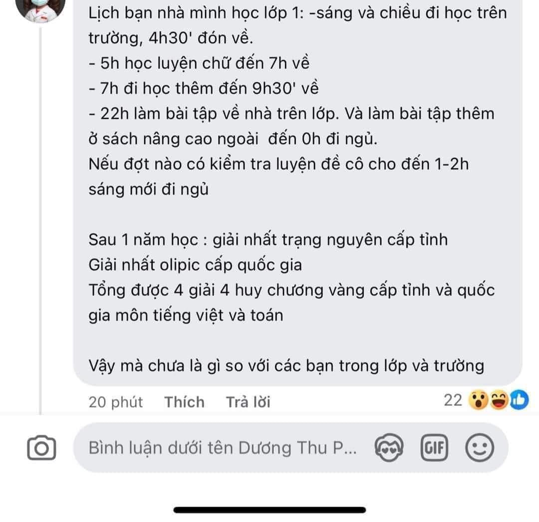 Nhìn thời gian biểu của học sinh lớp 1 "học đến 1-2h sáng" khiến ai cũng sốc nặng- Ảnh 1.