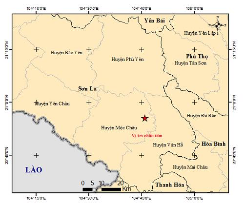 Mộc Châu: Xảy ra động đất mạnh 3.3 ricter - Ảnh 1.