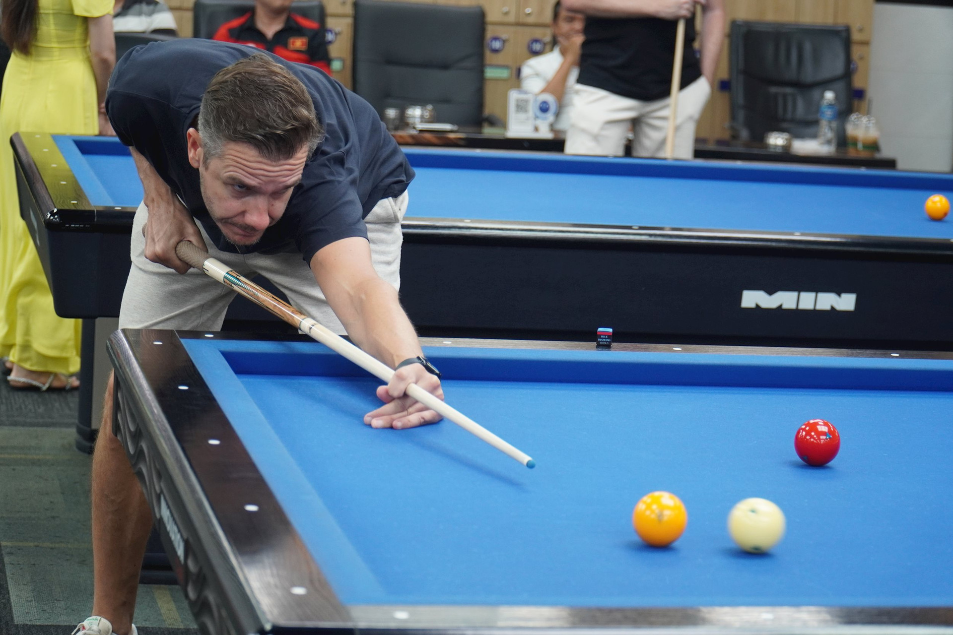 Nhiều VĐV quốc tế tranh tài tại giải Billiards 3 băng Thế giới lần thứ 76 ở Bình Thuận - Ảnh 7.