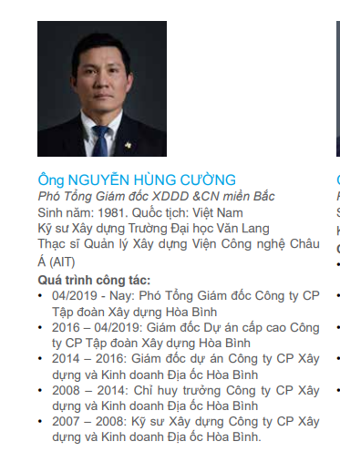 Phó Tổng Giám đốc Xây dựng Hòa Bình (HBC) từ nhiệm sau 17 năm gắn bó- Ảnh 1.