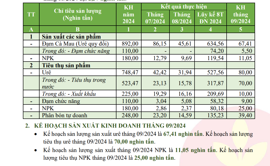 Đạm Cà Mau sắp hoàn thành mục tiêu xuất khẩu, lên kế hoạch tiêu thụ Urê, NPK cao kỷ lục - Ảnh 1.