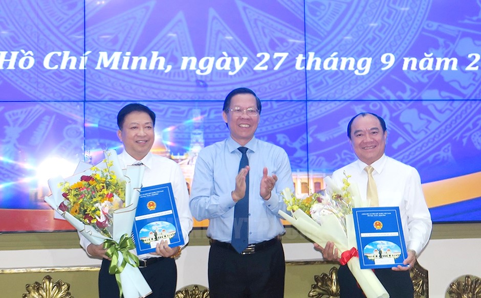 TP.HCM bổ nhiệm, điều động nhiều lãnh đạo chủ chốt - Ảnh 1.