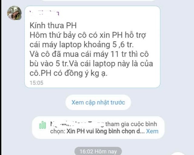 Giáo viên "doạ" không soạn đề cương nếu hội phụ huynh không đồng ý đề nghị mua laptop - Ảnh 4.