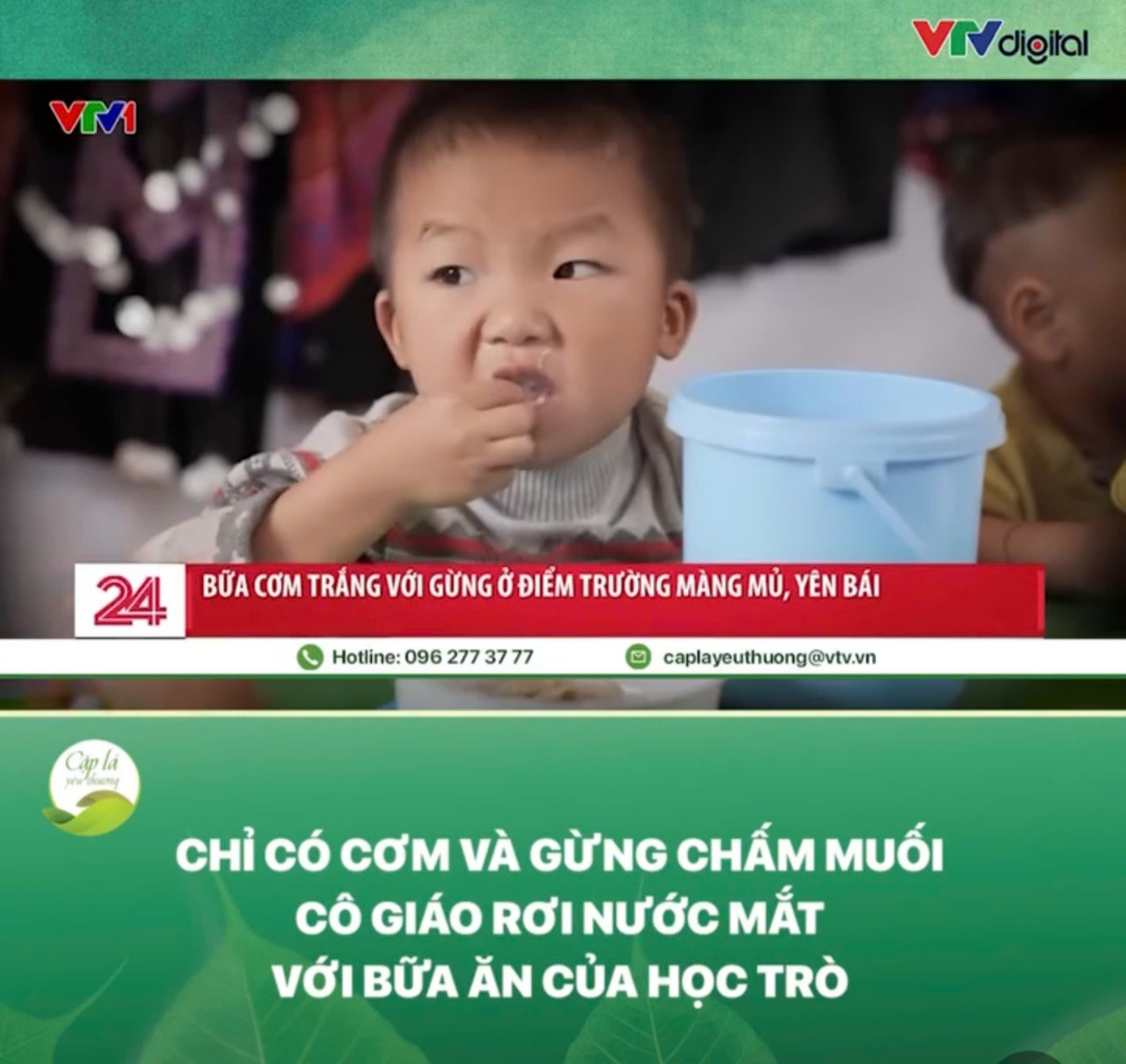 Phóng sự "Bữa cơm trắng với gừng" của VTV phản ánh chưa đúng thực tế- Ảnh 1.