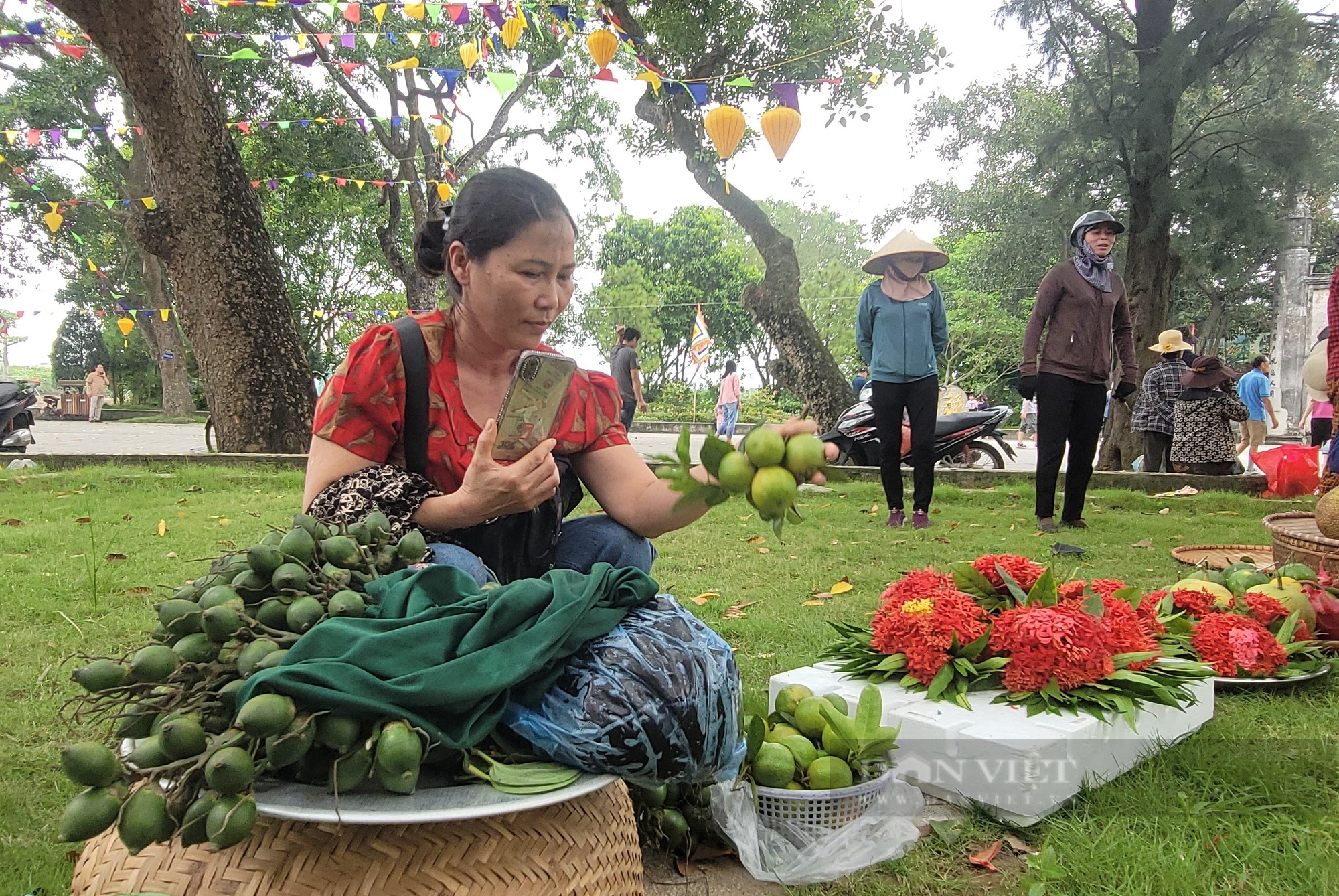 Tái hiện không gian chợ quê hội thu Kiếp Bạc xưa tại Lễ hội mùa thu lớn nhất miền Bắc- Ảnh 7.