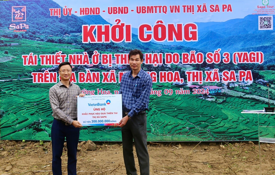 Sa Pa: Khởi công tái thiết nhà ở cho các hộ dân bị thiệt hại do bão số 3  - Ảnh 6.