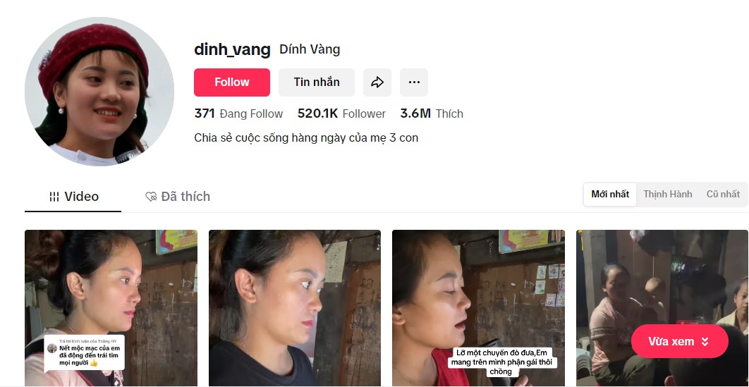 Dính Vàng cover là ai mà gây “đình đám” trên Tiktok - Ảnh 2.