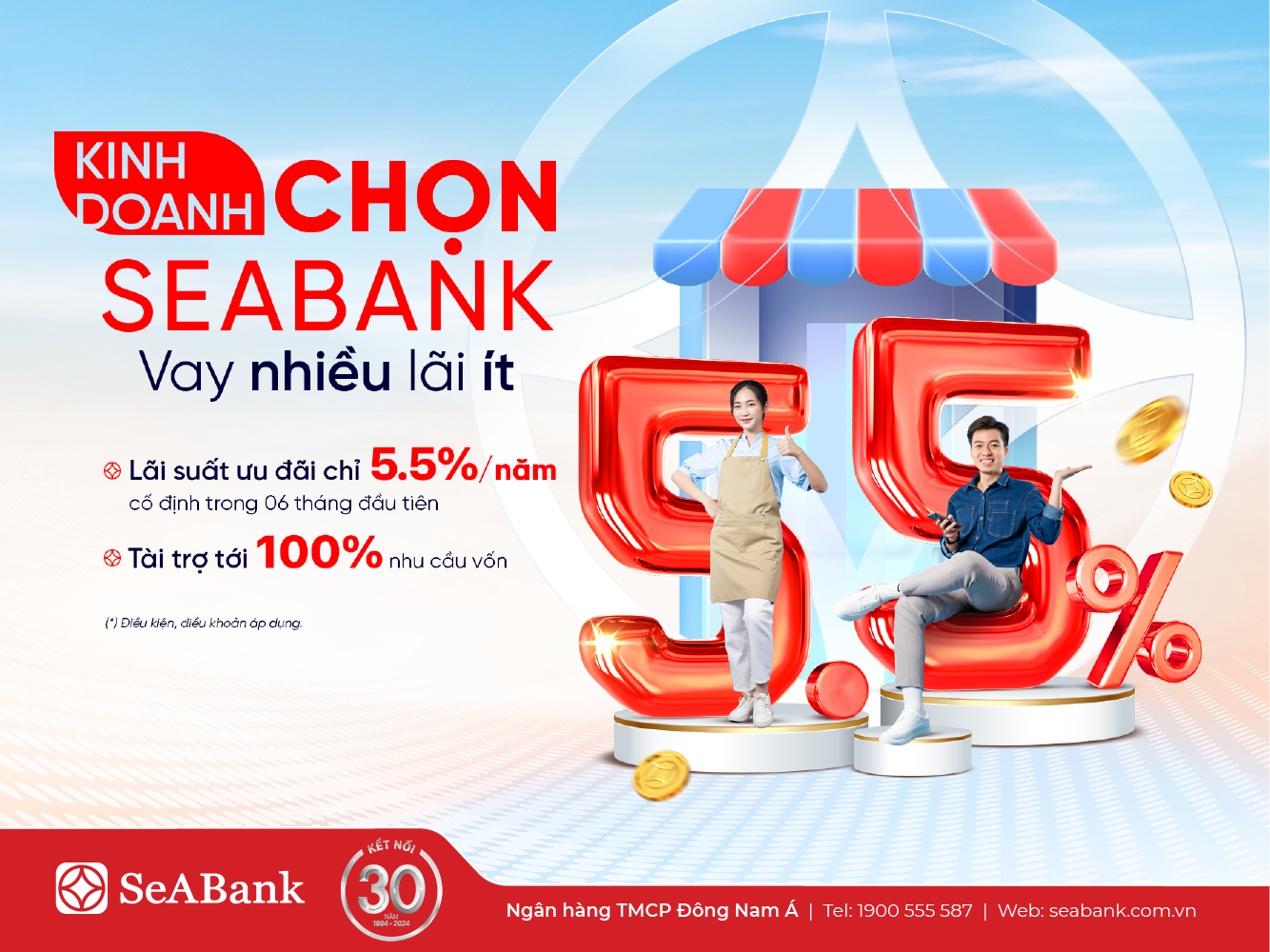 SeABank dành 5.000 tỷ đồng cho vay khách hàng cá nhân bổ sung vốn kinh doanh - Ảnh 1.