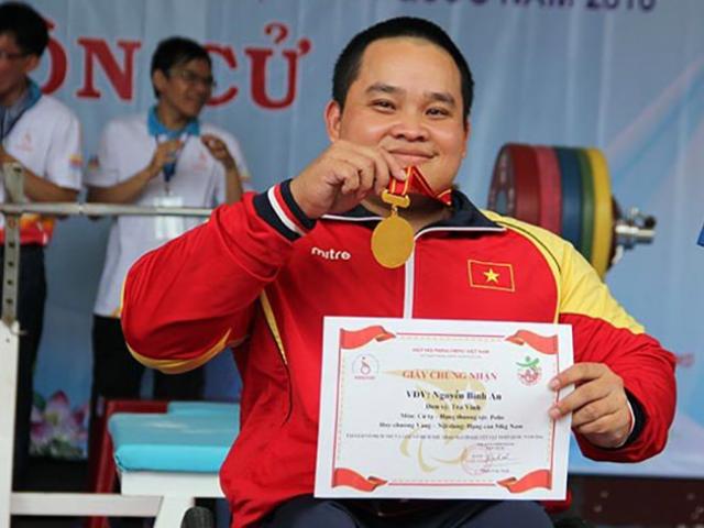 Cử tạ Paralympic Paris 2024: Nguyễn Bình An chấn thương, bỏ cuộc hạng 54kg nam - Ảnh 2.