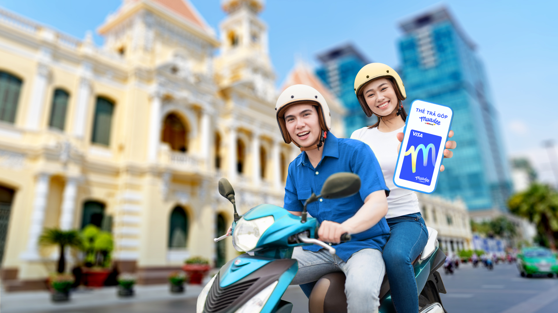 Giảm 50% trên Gojek và Xanh SM khi dùng Thẻ trả góp Muadee - Ảnh 1.