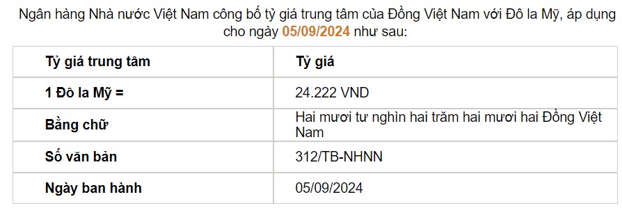 Giá USD hôm nay 6/9: Tỷ giá ngân hàng đồng loạt "rớt" mạnh, mất mốc 25.000 VND/USD- Ảnh 2.