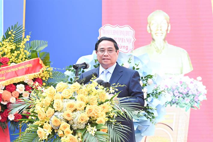 Thủ tướng Phạm Minh Chính phát biểu tại lễ khai giảng năm học mới: “Việc gì làm tốt rồi phải quyết tâm cao hơn”- Ảnh 2.