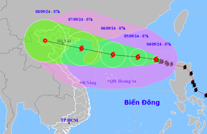 Hòa Bình cho học sinh nghỉ học tránh bão số 3 - Ảnh 1.