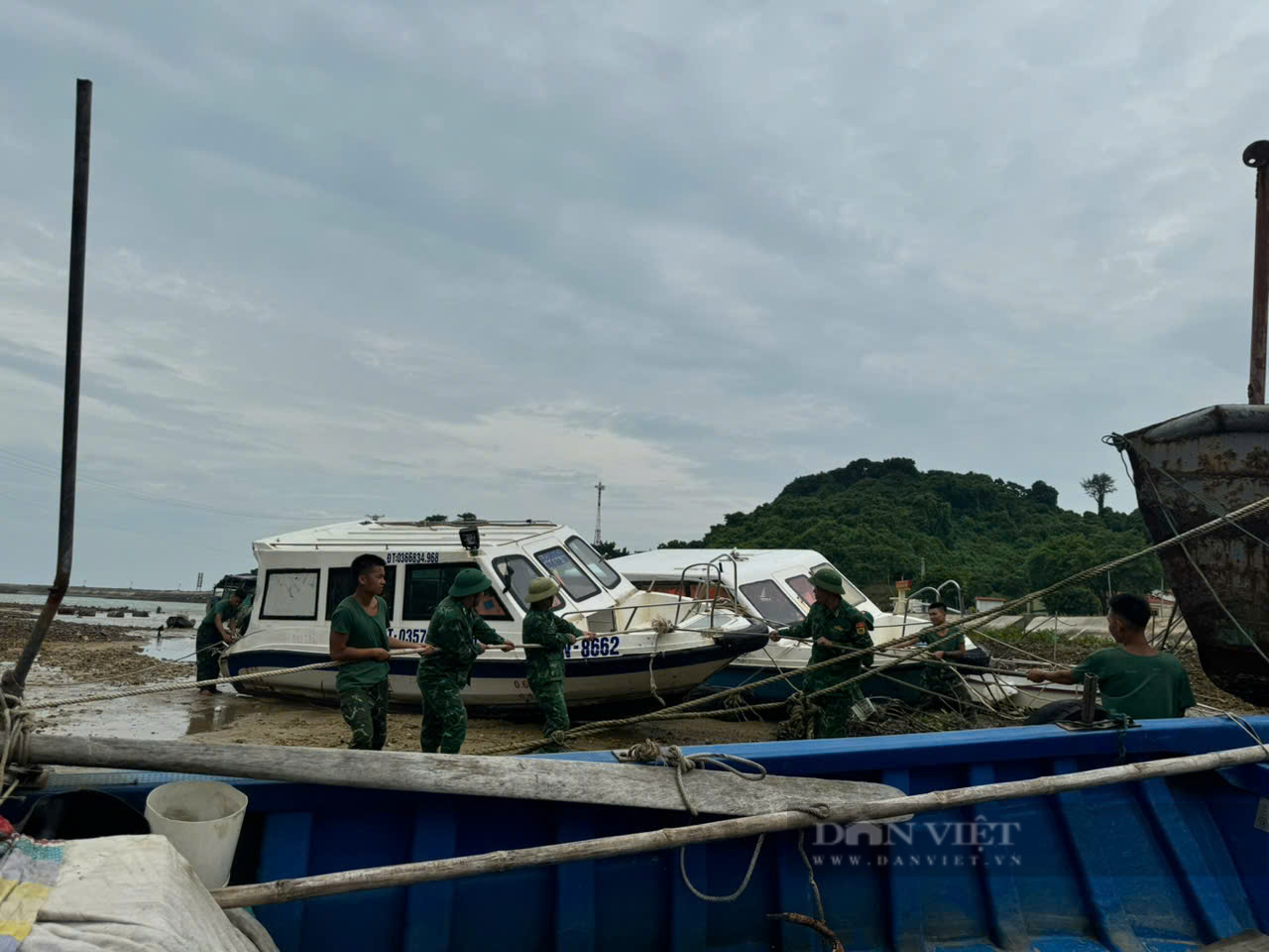 Siêu bão YAGI sắp đổ bộ, ngư dân Quảng Ninh hối hả neo đậu tàu thuyền, có người về bờ từ 2 ngày trước - Ảnh 12.