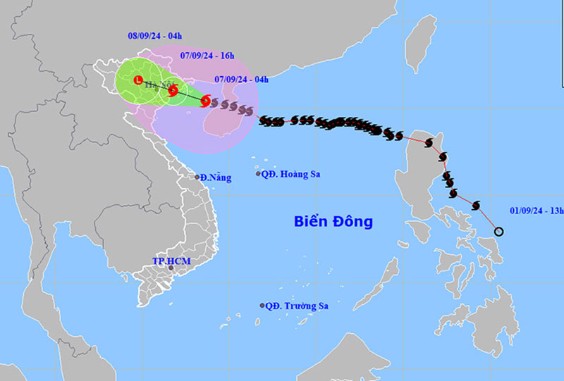 TIN NÓNG: Bao giờ bão Yagi vào Bắc Ninh?- Ảnh 1.