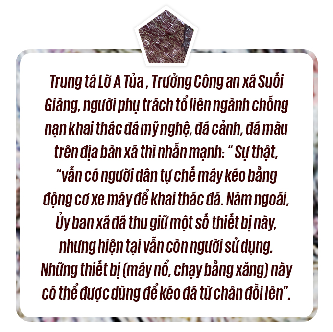 Lập chốt liên ngành, canh giữ 24/7 đá cảnh Suối Giàng, vì sao vẫn chưa hiệu quả? - Ảnh 7.