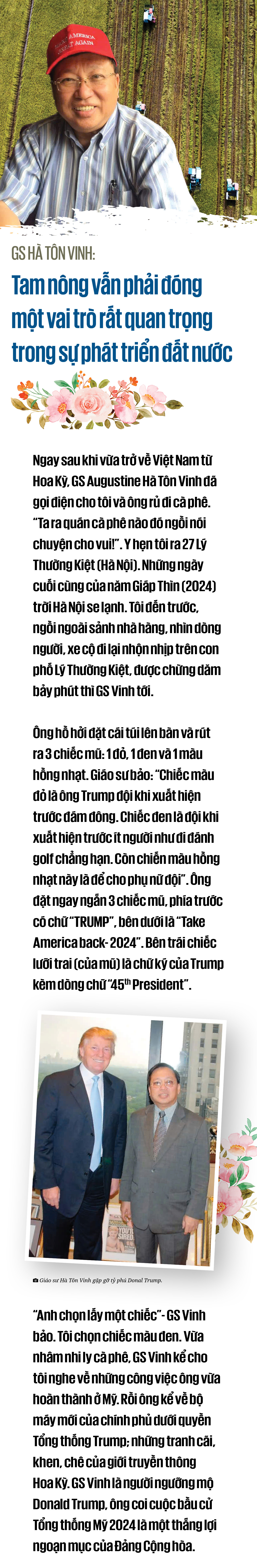 GS Hà Tôn Vinh: Tam nông vẫn phải đóng một vai trò rất quan trọng trong sự phát triển đất nước - Ảnh 1.