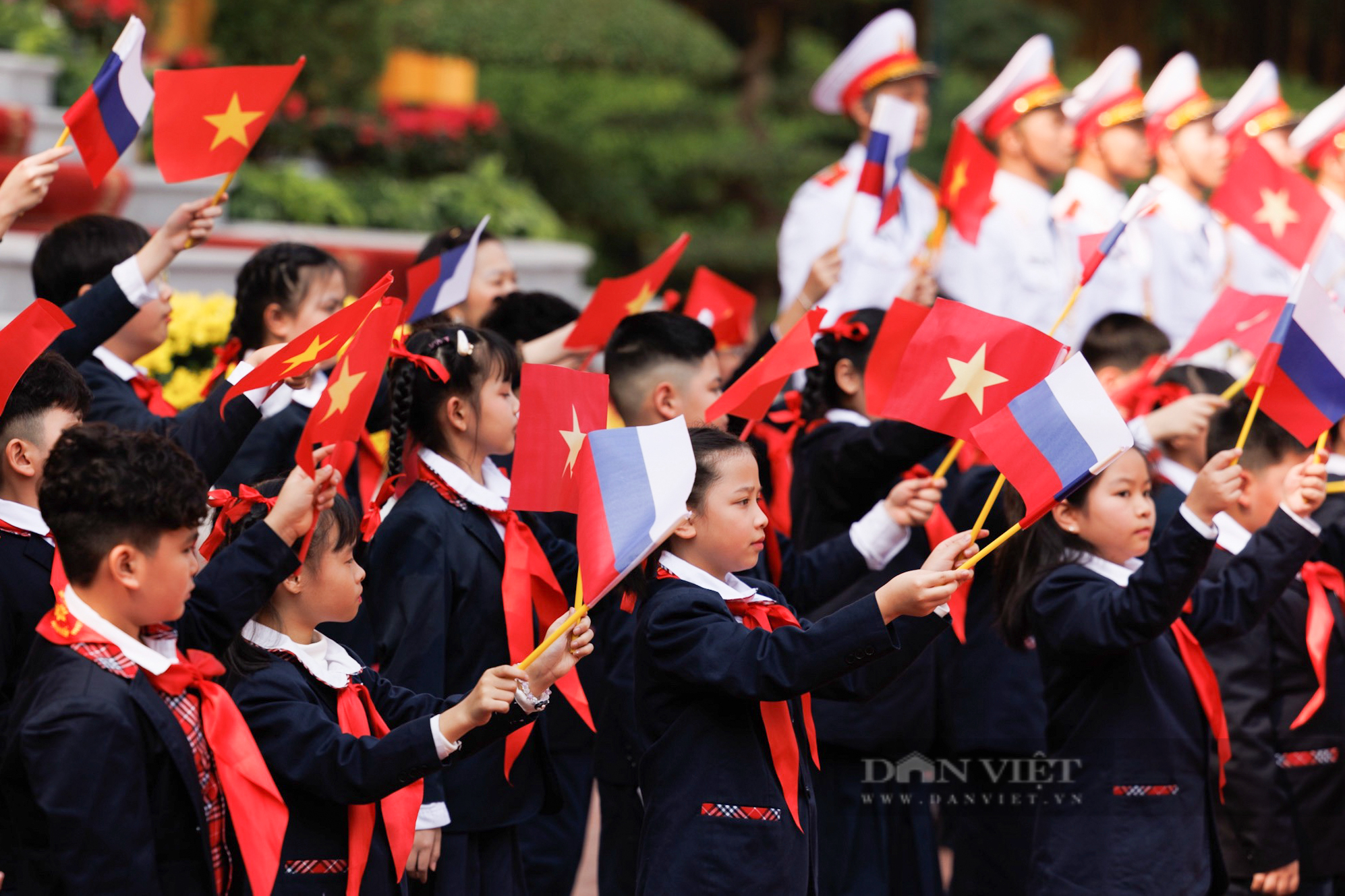 Hình ảnh Thủ tướng Phạm Minh Chính chủ trì Lễ đón Thủ tướng Liên bang Nga Mikhail Mishustin- Ảnh 5.