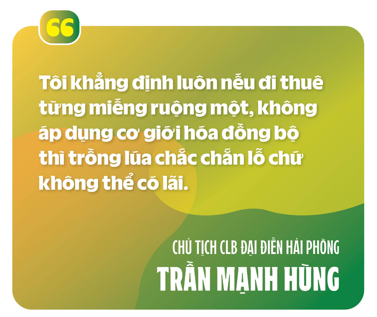 CT CLB Đại điền Hải Phong Trần Mạnh Hùng: "Gần 10 năm nay, tôi tự trả lương 50 triệu đồng mỗi tháng" - Ảnh 22.