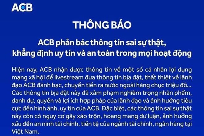 Bộ Công an nói gì sau khi ACB "vướng" tin thất thiệt - Ảnh 2.